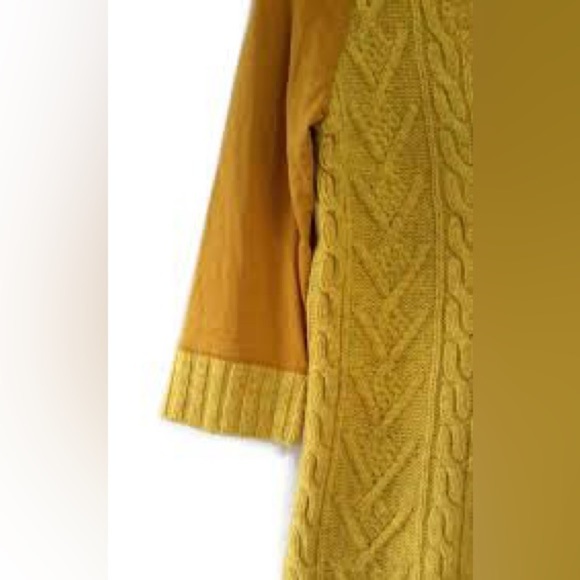 ANTHROPOLOGIE - Pilcro and the letterpress| Dually Clad Seeater in mustard | M - Picture 2 of 9